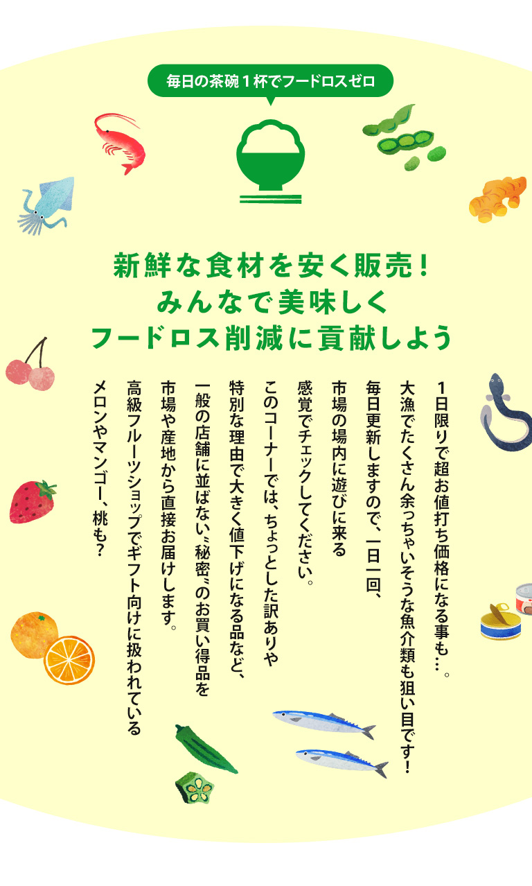 フードロス削減 通販 もったいない訳あり食材をお取り寄せ 豊洲市場ドットコム