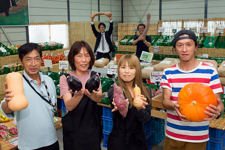 地元の直売所直送