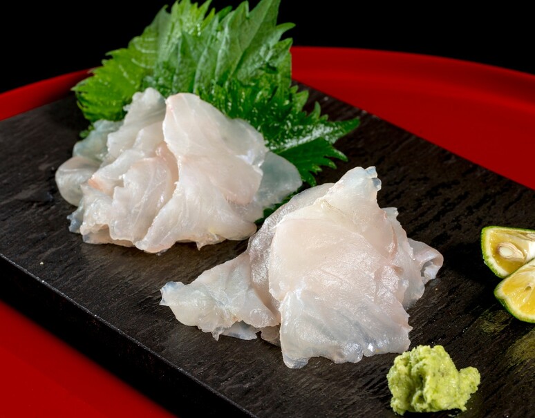 活魚で入荷したその日のうちに捌いて出荷 クエ 天然 生食用 アラ 内臓付き3枚卸 原魚で3kg 長崎県産 冷蔵 豊洲市場ドットコム