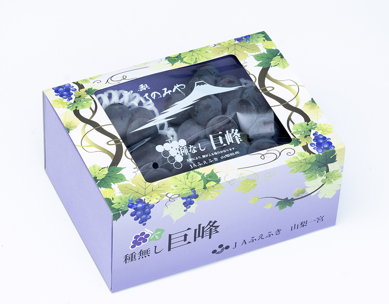 種なし巨峰』山梨県産 ぶどう (1箱:2房約750g)×6 化粧箱 ※冷蔵 JAふえふき|豊洲市場ドットコム 種なし巨峰』山梨県産 ぶどう (1箱:2房約750g)×6 化粧箱 ※冷蔵 JAふえふき|豊洲市場ドットコム