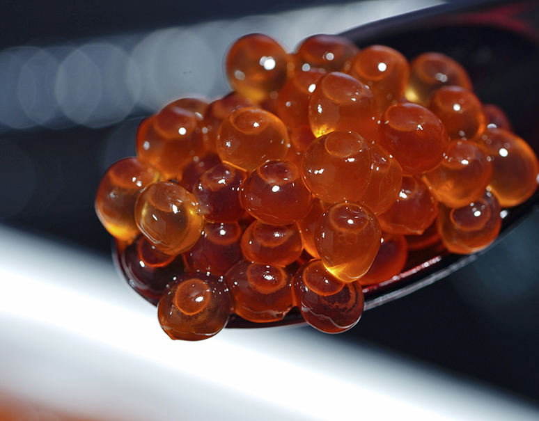 いくら 醤油漬け（鱒子）』ロシア産 北海道加工 500g u203b冷凍｜豊洲市場 